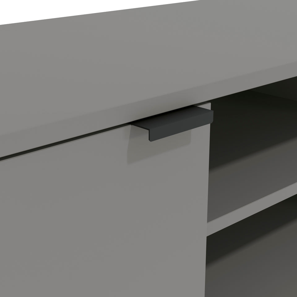 Rack TV 65" 150cm 2 Puertas Kappesberg Gris
