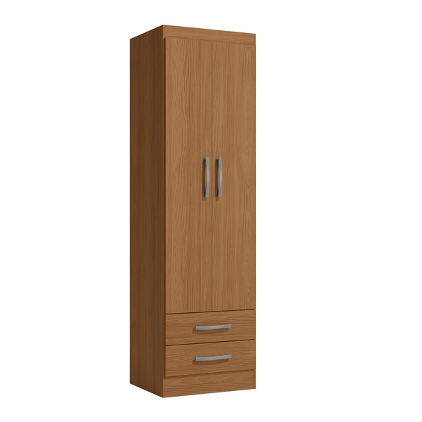 Placard Ropero 2 Puertas 2 Cajones 182cm Kappesberg Canela