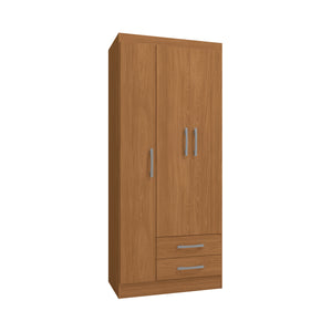 Placard Ropero 3 Puertas 2 Cajones 182cm Kappesberg Canela