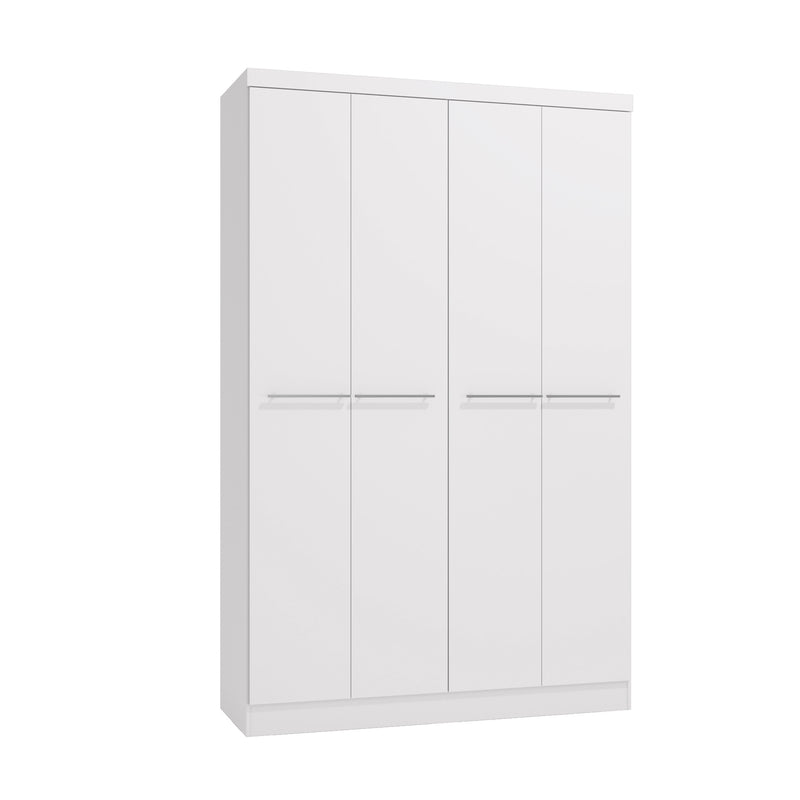 Placard Ropero Individual Kappesberg 4 Puertas 1 Cajón Blanco