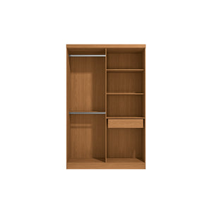 Ropero Closet Individual Kappesberg 4 Puertas 1 Cajón Canela