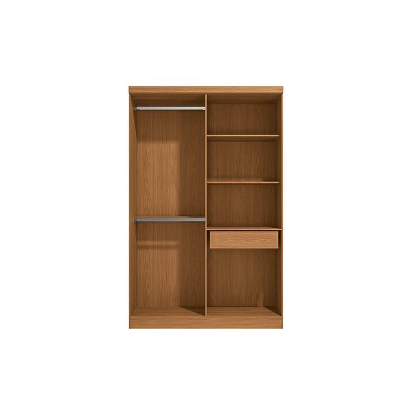 Ropero Closet Individual Kappesberg 4 Puertas 1 Cajón Canela