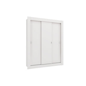 Ropero Closet Matrimonial Kappesberg 3 Puertas Blanco