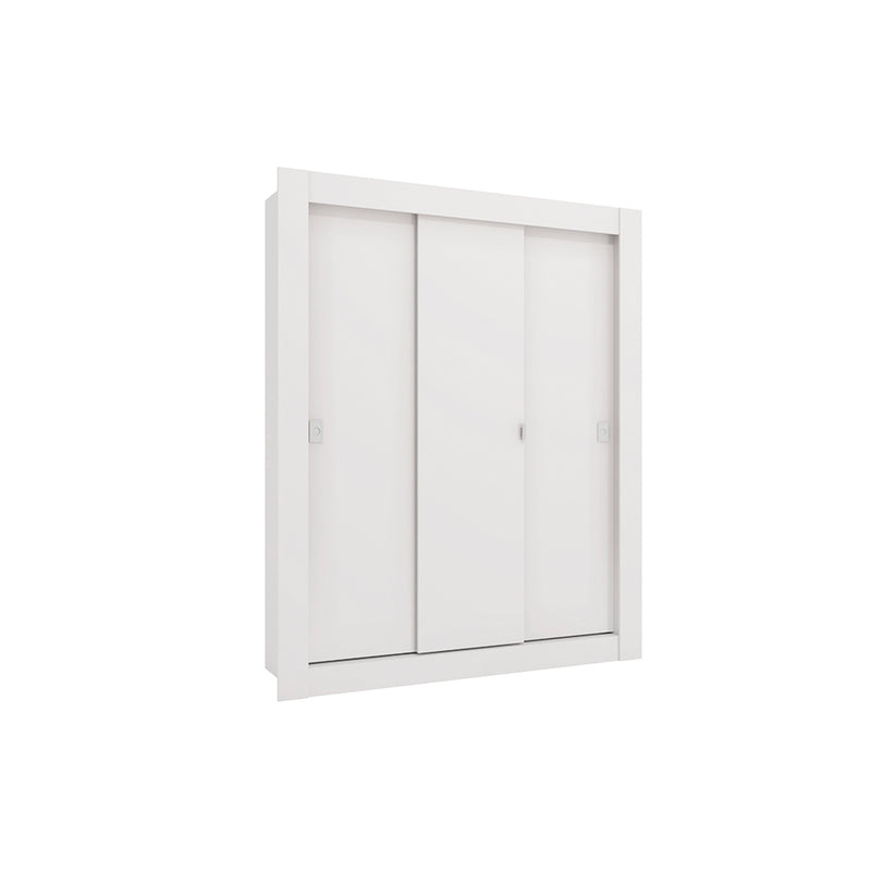 Placard Ropero Matrimonial Kappesberg 3 Puertas Corredizas Blanco