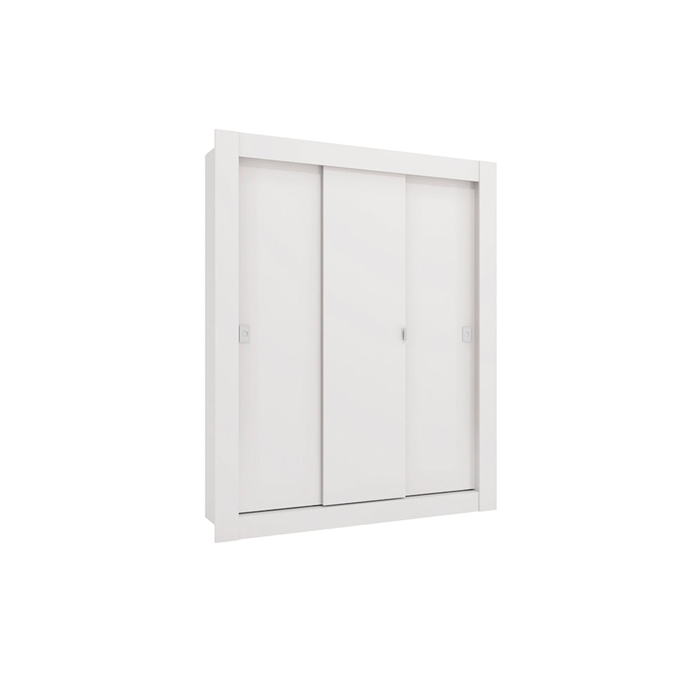 Ropero Closet Matrimonial Kappesberg 3 Puertas Blanco
