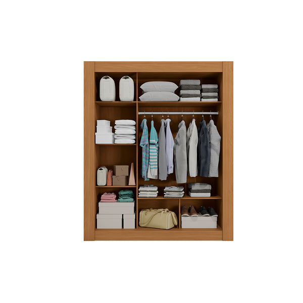 Ropero Closet Matrimonial Kappesberg 3 Puertas Canela