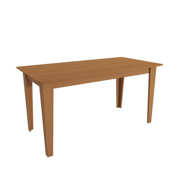 Juego Comedor Kappesberg 1.6m con 4 Sillas Cora Canela/Gris