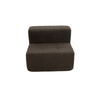 Sillón Módulo Central 84cm Bouclé Kappesberg Chocolate
