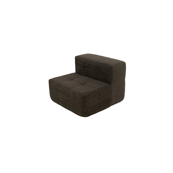 Sillón Módulo Central 84cm Bouclé Kappesberg Chocolate