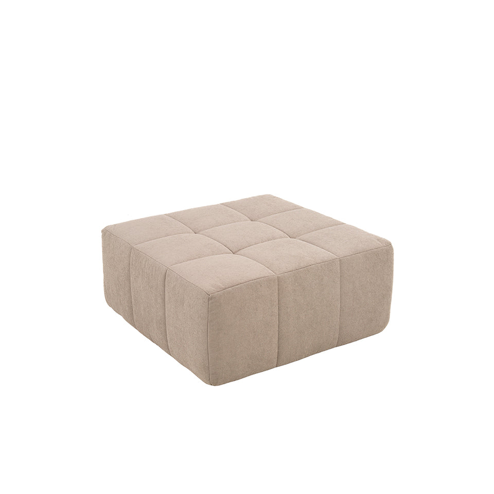 Puff Modular 86cm Bouclé Kappesberg Capuccino