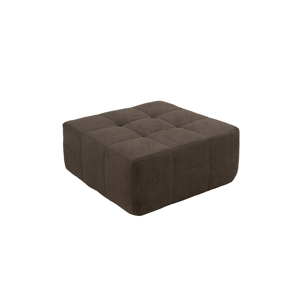 Puff Modular 86cm Bouclé Kappesberg Chocolate