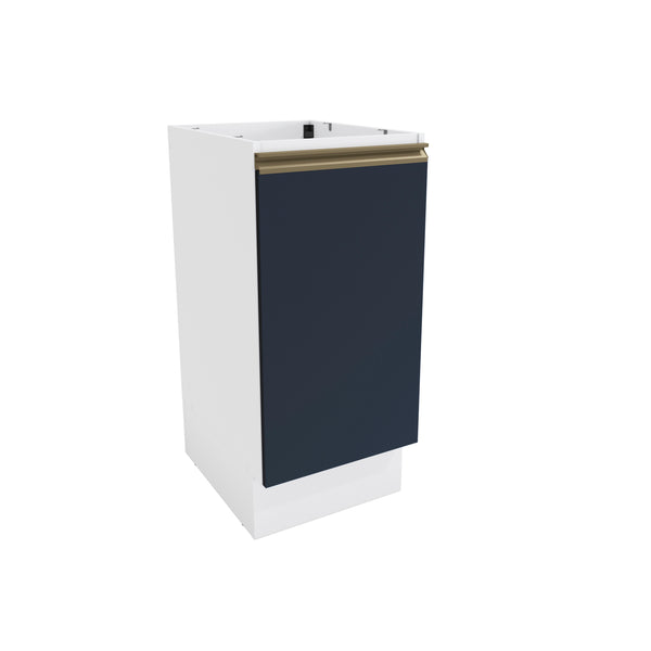 Bajo Mesada 40cm MDF 1 Puerta Kappesberg Blanco/Azul