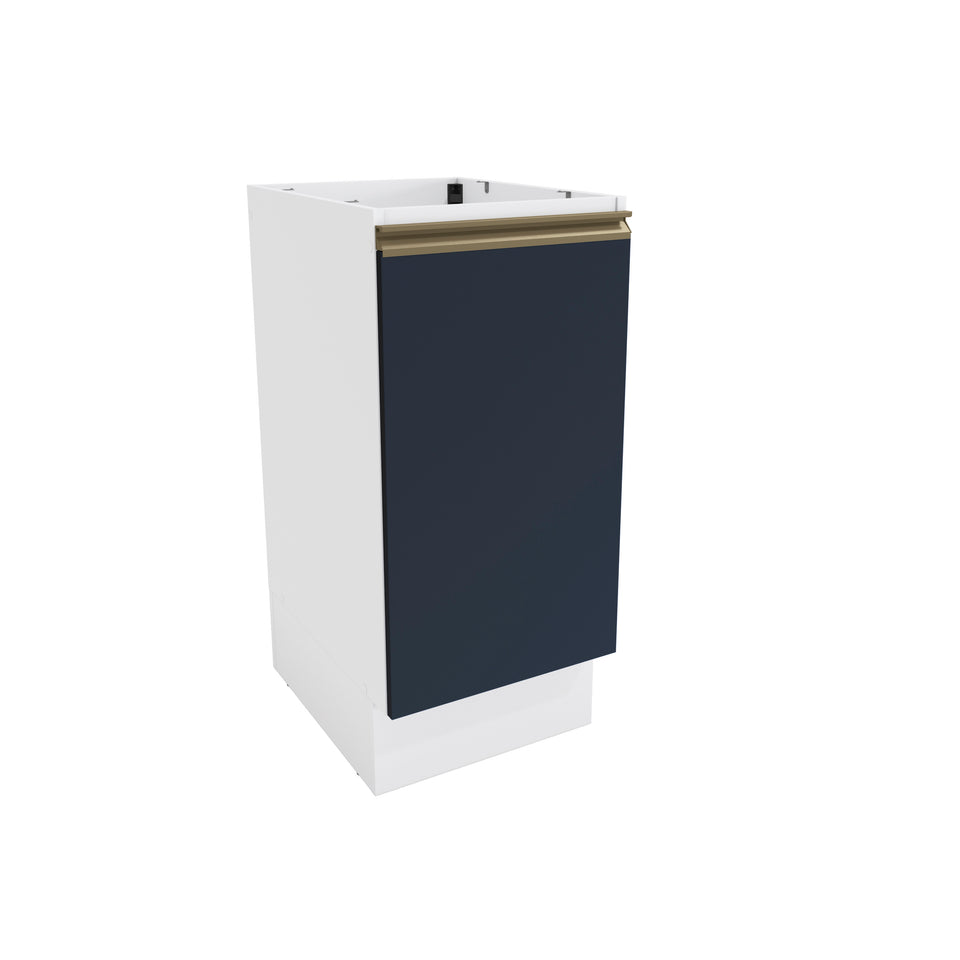 Bajo Mesada 40cm MDF 1 Puerta Kappesberg Blanco/Azul