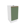 Bajo Mesada 40cm MDF 1 Puerta Kappesberg Blanco/Verde