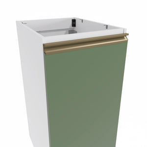 Bajo Mesada 40cm MDF 1 Puerta Kappesberg Blanco/Verde