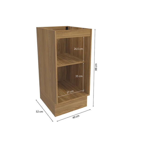 Bajo Mesada 40cm MDF 1 Puerta Kappesberg Marrón