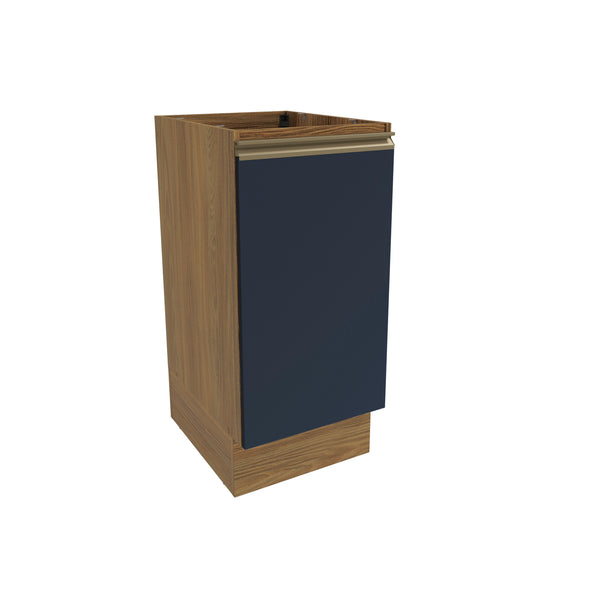 Bajo Mesada 40cm MDF 1 Puerta Kappesberg Marrón/Azul
