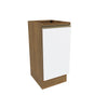 Bajo Mesada 40cm MDF 1 Puerta Kappesberg Marrón/Blanco