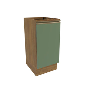 Bajo Mesada 40cm MDF 1 Puerta Kappesberg Marrón/Verde