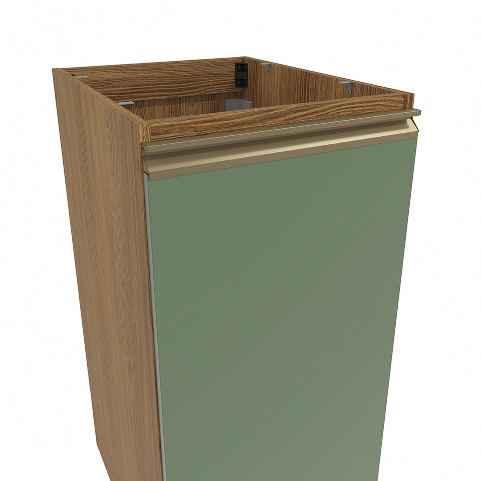 Bajo Mesada 40cm MDF 1 Puerta Kappesberg Marrón/Verde