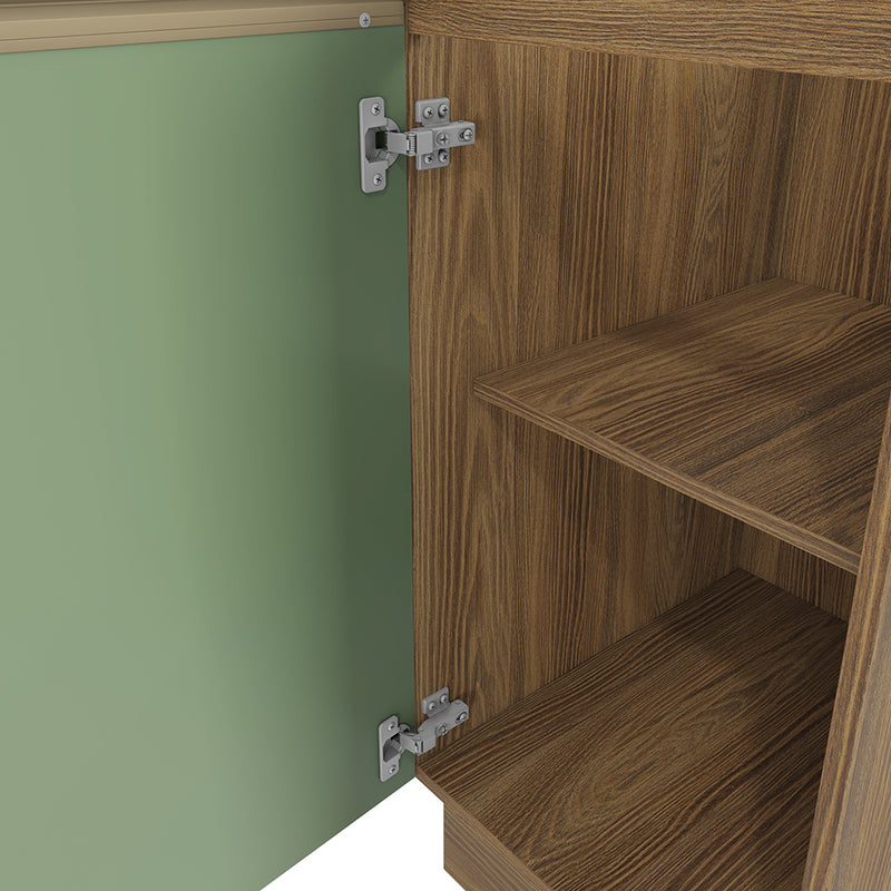 Bajo Mesada 40cm MDF 1 Puerta Kappesberg Marrón/Verde