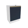 Bajo Mesada 60cm MDF 1 Puerta Kappesberg Blanco/Azul