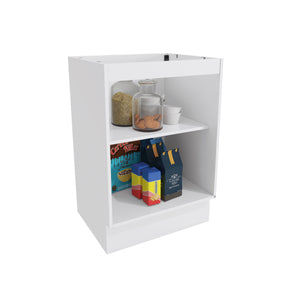 Bajo Mesada 60cm MDF 1 Puerta Kappesberg Blanco/Marrón