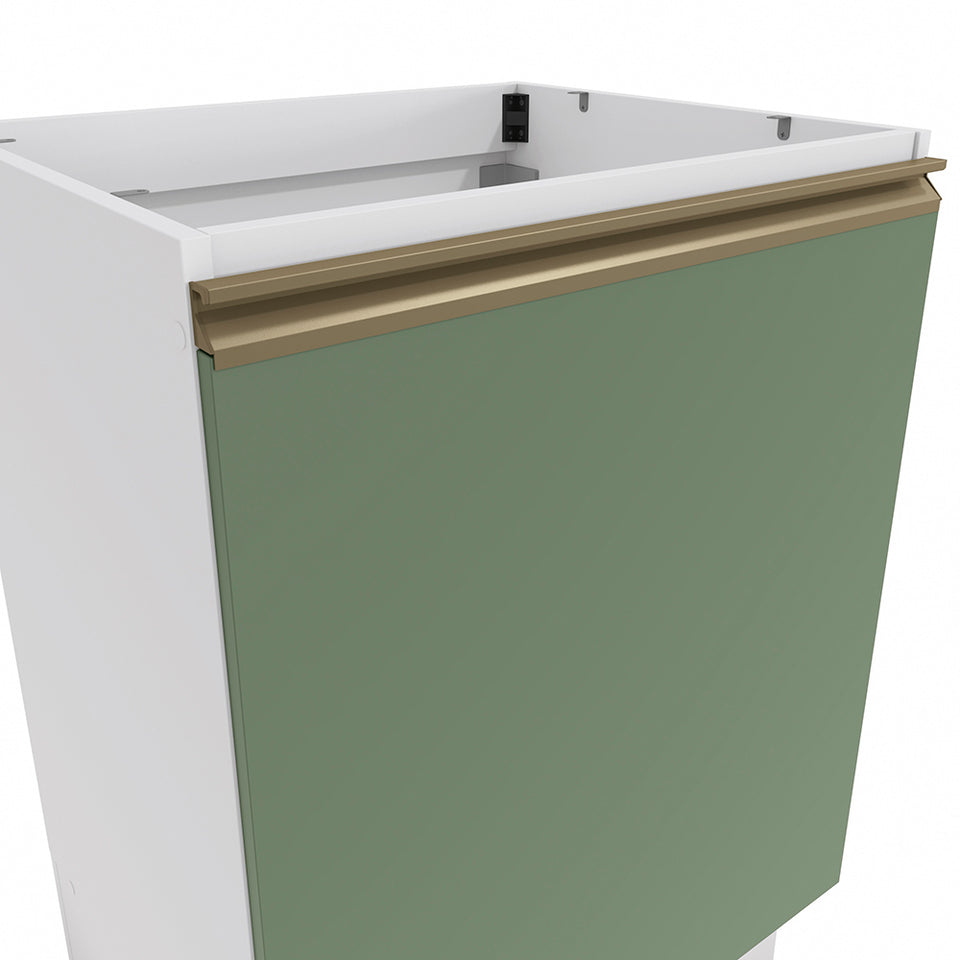 Bajo Mesada 60cm MDF 1 Puerta Kappesberg Blanco/Verde