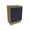 Bajo Mesada 60cm MDF 1 Puerta Kappesberg Marrón/Azul