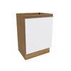 Bajo Mesada 60cm MDF 1 Puerta Kappesberg Marrón/Blanco