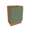Bajo Mesada 60cm MDF 1 Puerta Kappesberg Marrón/Verde