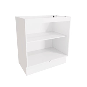 Bajo Mesada 80cm MDF 2 Puertas Kappesberg Blanco/Marrón