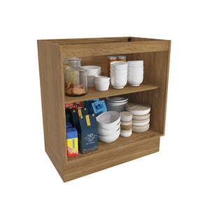 Bajo Mesada 80cm MDF 2 Puertas Kappesberg Marrón/Verde