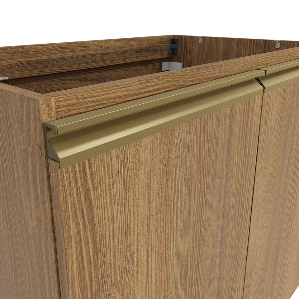 Bajo Mesada 80cm MDF 2 Puertas Kappesberg Marrón