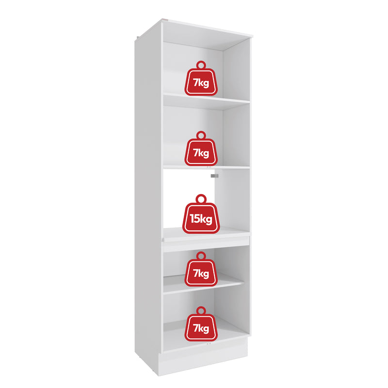 Kit Horno 70cm 4 Puertas MDF Kappesberg Blanco