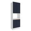 Kit Horno 70cm 4 Puertas MDF Kappesberg Blanco Azul