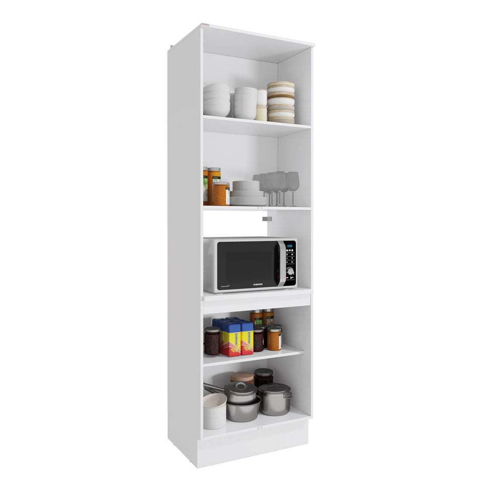 Kit Horno 70cm 4 Puertas MDF Kappesberg Blanco Azul