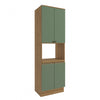 Kit Horno 70cm 4 Puertas MDF Kappesberg Marrón Verde