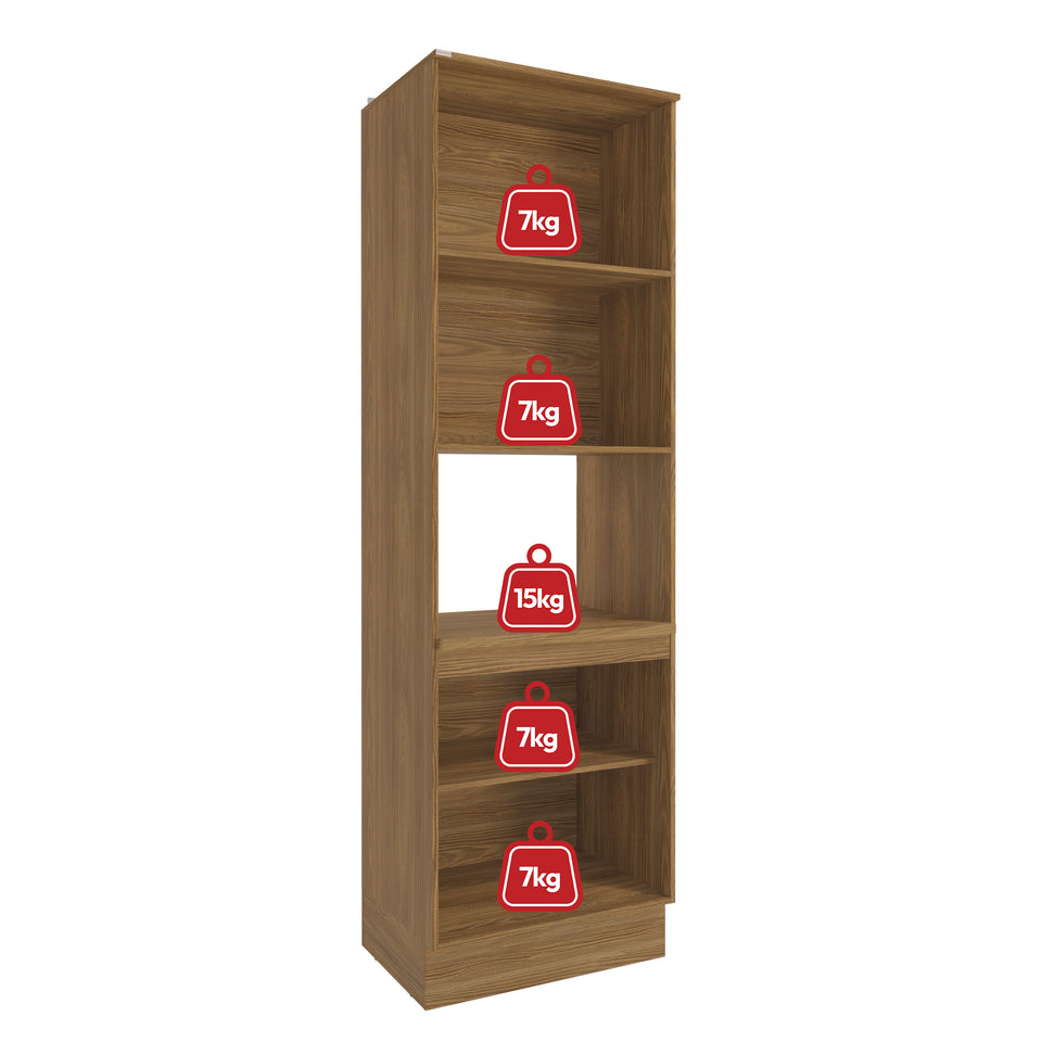 Kit Horno 70cm 4 Puertas MDF Kappesberg Marrón Verde