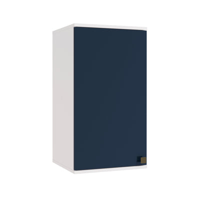 Alacena Aérea 40cm MDF 1 Puerta Kappesberg Blanco/Azul