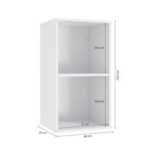 Alacena Aérea 40cm MDF 1 Puerta Kappesberg Blanco/Verde