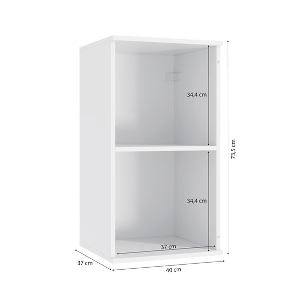 Alacena Aérea 40cm MDF 1 Puerta Kappesberg Blanco/Verde