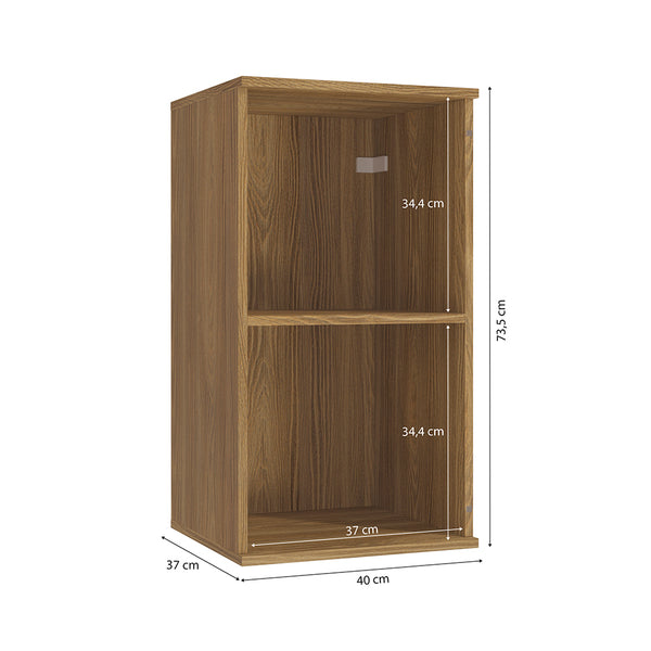 Alacena Aérea 40cm MDF 1 Puerta Kappesberg Marrón