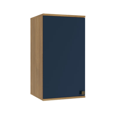 Alacena Aérea 40cm MDF 1 Puerta Kappesberg Marrón/Azul