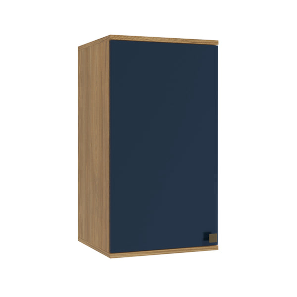 Alacena Aérea 40cm MDF 1 Puerta Kappesberg Marrón/Azul