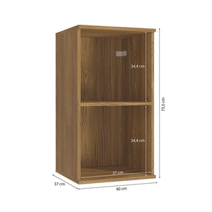 Alacena Aérea 40cm MDF 1 Puerta Kappesberg Marrón/Azul