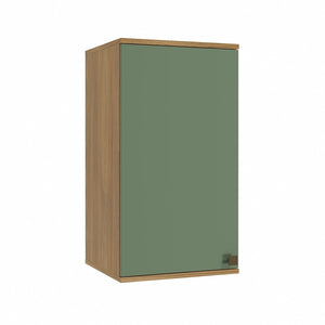 Alacena Aérea 40cm MDF 1 Puerta Kappesberg Marrón/Verde