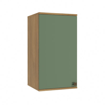 Alacena Aérea 40cm MDF 1 Puerta Kappesberg Marrón/Verde