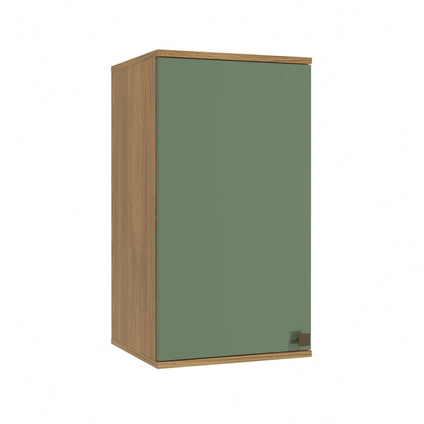 Alacena Aérea 40cm MDF 1 Puerta Kappesberg Marrón/Verde