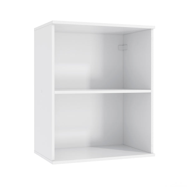 Alacena Aérea 60cm MDF 1 Puerta Kappesberg Blanco/Marrón